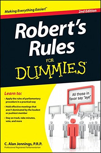 Robert's Rules for dummies