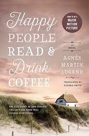 Happy people read & drink coffee