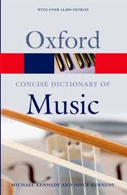 The concise Oxford dictionary of music