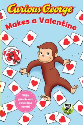 Curious George makes a valentine
