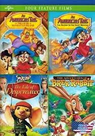 An American tail,  four feature films : The treasure of Manhattan island & The mystery of the night monster, The tale of Despereaux & The adventures of Brer rabbit