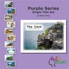 Sylla Sense decodable books kit: purple photo series [kit] / written by Lee-Ann Lear ; stock photos by Shutterstock and Can Stock Photo Inc.